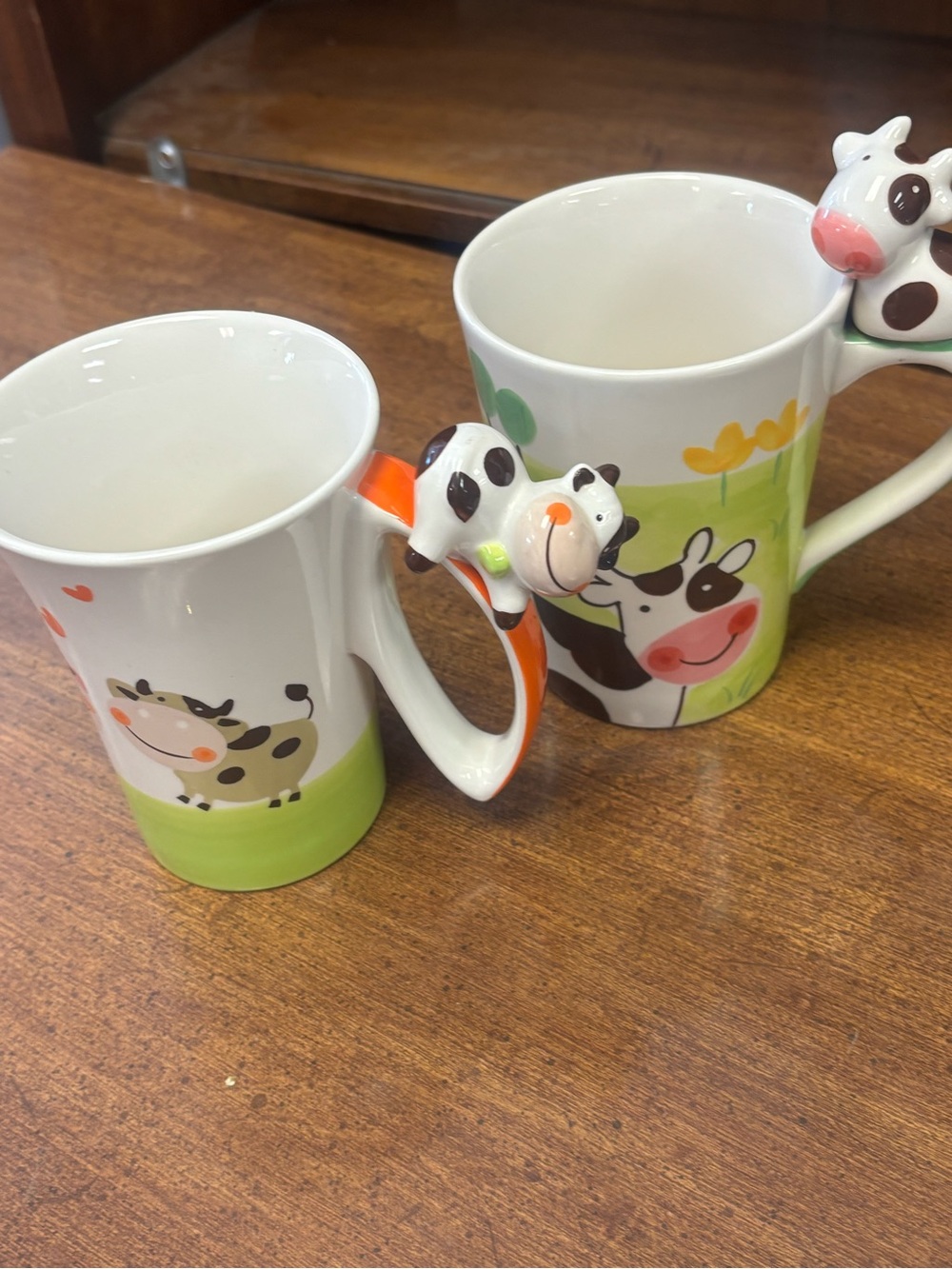 Indra hand painted fine stoneware 3D animal prints mug